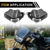 Motorcycles Knuckle Guard Protector Silver Tone PC Universal Hand Guard