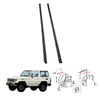 Toyota Land Cruiser LJ72 HDJ78 RJ73 FR Door Glass Inner Weatherstrip