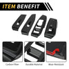 Ford Ranger Carbon Fiber Front Door Window Switch Panel Set (2019-2023)