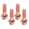 T3 T4 T5 Turbocharger 4 x M10 x 1.5 Turbo Stud Bolt Screw Flange Nut