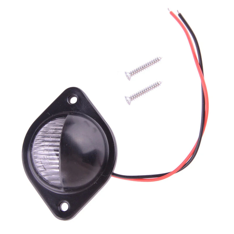 Car Truck Universal LED License Plate Light Rear Bumper Tag Assembly