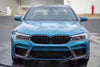 BMW F90 M5 (2018-2022) Glossy Black Front Bumper Side Spoiler Cover