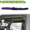 Jeep Wrangler JL Purple Roll Bar Grab Handles (2018-2024)