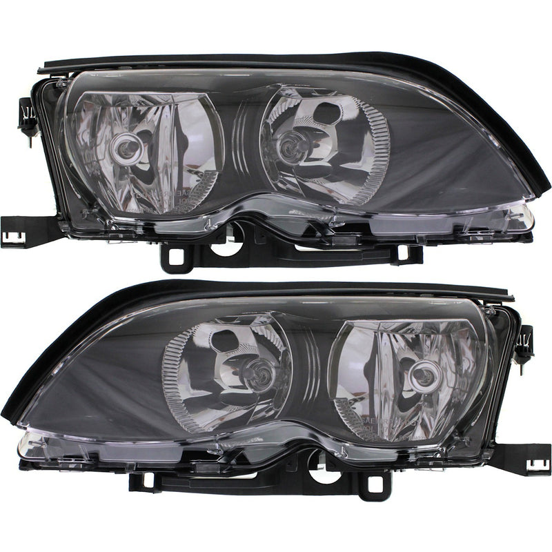 Left & Right Side Headlight For BMW 325i 2002-2005
