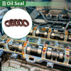Oil Seal / 17x25x7mm / Rotary Shaft Seal FKM Rubber Brown 5 Pcs