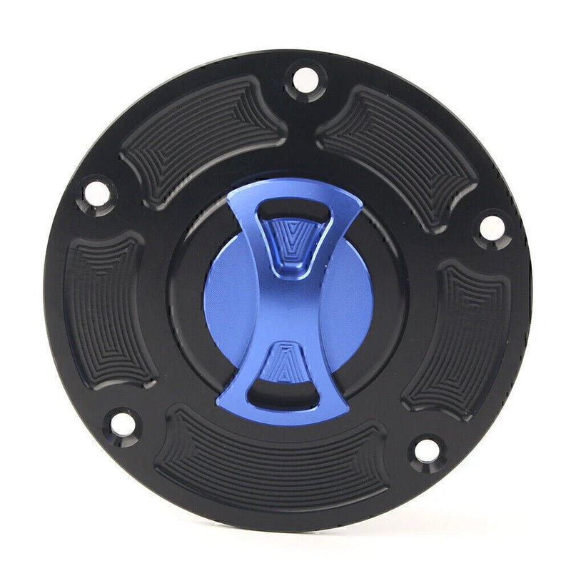 Ducati Panigale 899 959 1199 Blue Fuel Gas Tank Cap Cover (2012-2019)