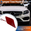 Mercedes-Benz C250 (2012-2015) - Bright Red Front Bumper Tow Hook Cap