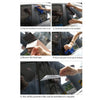 Kia Forte K3 6 x Silver Pillar Post Window Cover Trim (2009-2012)