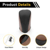Honda Civic 2016-2021 Black Brown Faux Leather Gear Shift Knob Cover