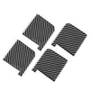 Toyota Tundra 4 x Black Carbon Fiber Door Handle Bowl Covers (2014-2021)
