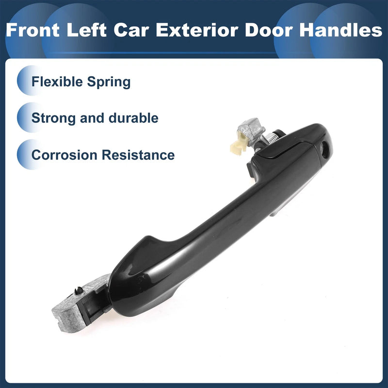 Honda Accord (2003-2007) Black Front Left Exterior Door Handle