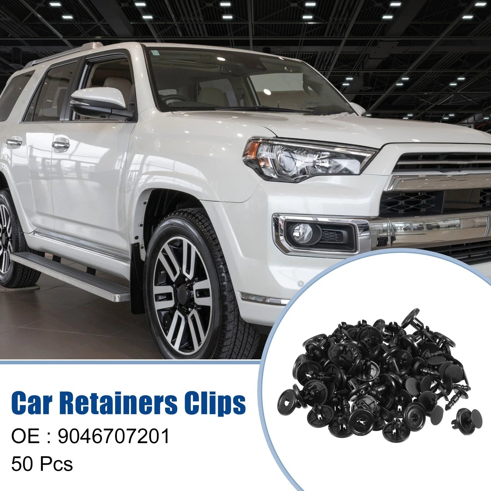 50 Pcs Front Fender Retainers Clips for Toyota