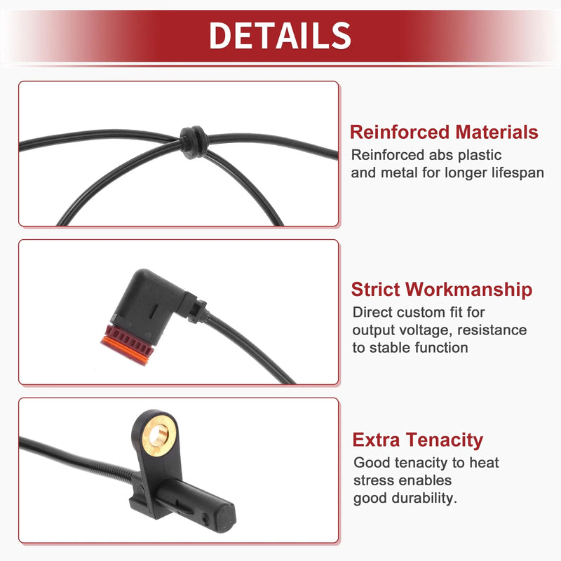 Mercedes-Benz S350 ABS Wheel Speed Sensor (2012-2013)