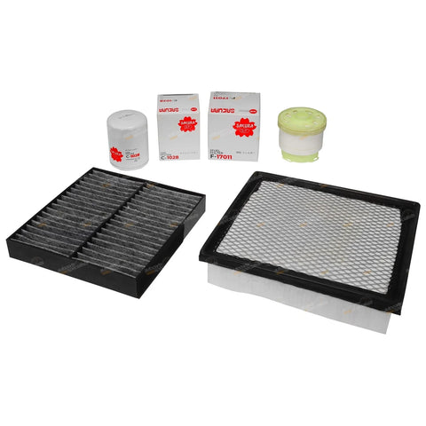 Mitsubishi Triton MQ 2.4L 4N15 Diesel Oil Air Fuel Cabin Filter Kit