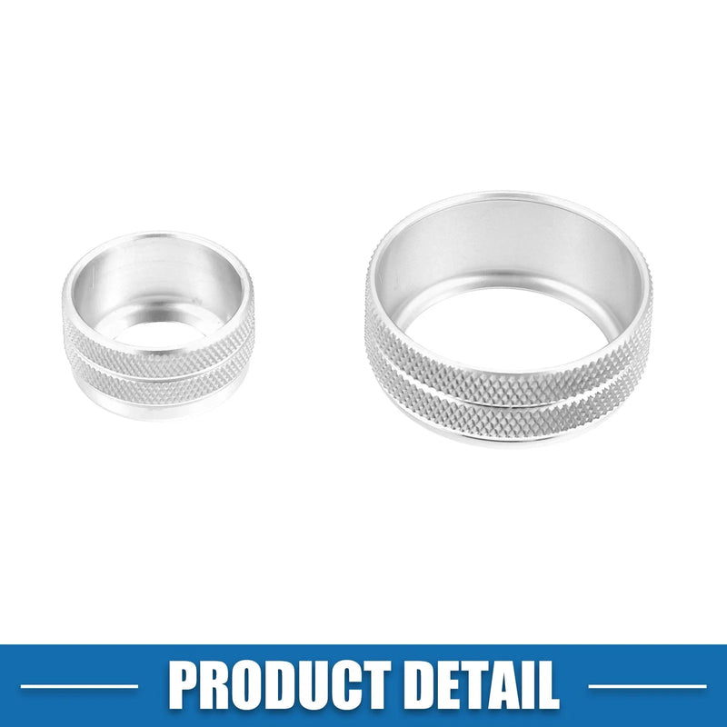 BMW F20 F22 F30 (2011-2019) Silver Tone 3 x Knob Cover
