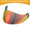 X-803 Resin REVO Red 3-Snap Visor Shield