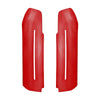 Ford Mustang 2 x Red Door Side Handle Armrest Covers (2015-2020)