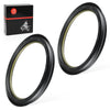 Honda Foreman 400 TRX400FW 4x4 2 x Front Brake Drum Dust Seals (2002–2003)