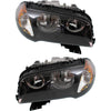 Driver and Passenger Side Headlight For BMW X3 2004-2006