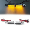 Motorcycle Mini LED Amber Turn Signal Blinker Lights