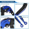 Honda X11 (1999-2002) Blue Black Adjustable Brake Clutch Levers