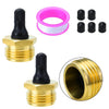 RV City Water Inlet Protection Brass Blow Out Antifreeze Valve Adapter