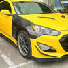 Hyundai Genesis Coupe 2010-2016 Real Carbon Fiber Fenders Vent Panel