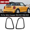 Mini Cooper R56 R57 R58 R59 Gloss Black Tail Light Cover Trim (2007-2013)