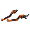 BMW S1000XR Orange CNC Extendable Brake Clutch Levers (2015-2021)