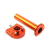 Motorcycle Universal Orange 7/8" Turn Twist Throttle Handle Bar Tube