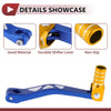Yamaha TTR 50cc Folding Motorcycle Gear Shifter Lever Blue Gold Tone