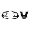 Toyota Corolla (2019-2024) Glossy Black Steering Wheel Trim Cover Frame 3 x
