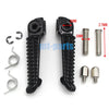 Yamaha YZF R1 / R1M Black Front Footrest Pegs (1998-2019)