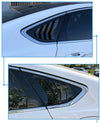 Ford Fusion Mondeo Pair / Rear Side Window Louvers Cover (2013–2022)
