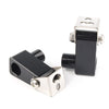Motorcycle - Metal Alloy Black Fog Light Bracket