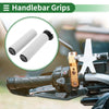 Motorcycle TPU White 7/8" 22mm Hand Grips Cover Kit