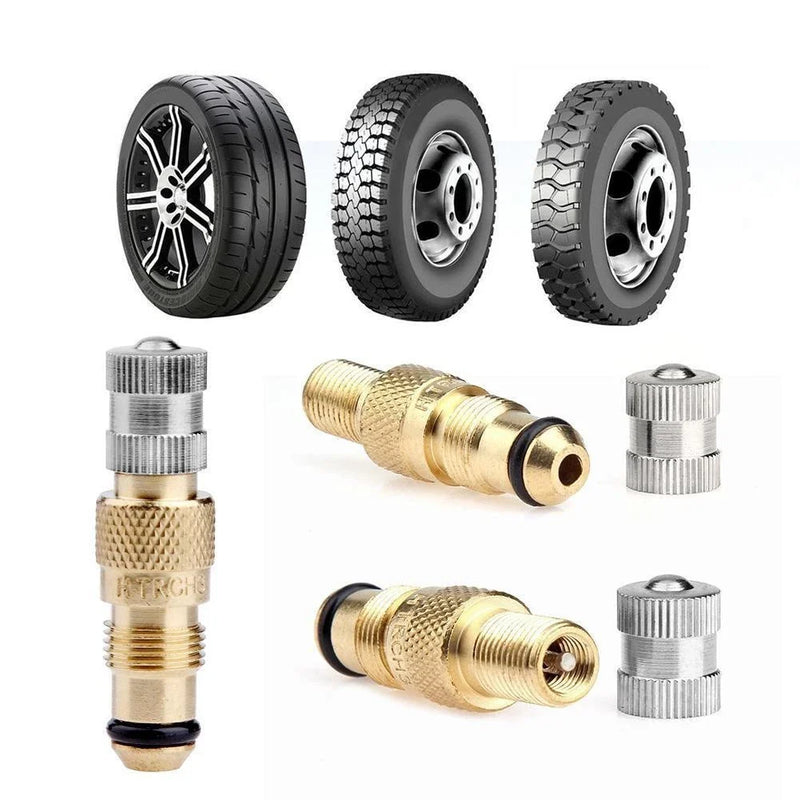 Air Liquid Valves Valve Stem Air Water Tire Chrome Set Core Housing
