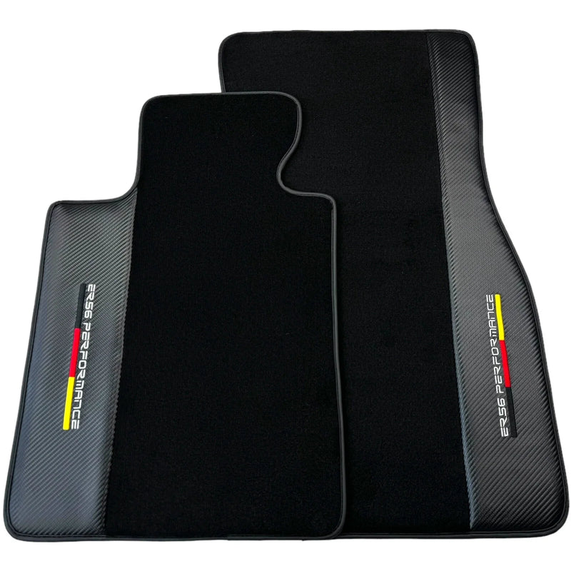 BMW X3M F97 SUV (2019-2024) with Carbon | 2 x Mats Black Floor Mats