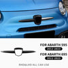 Fiat 500 Abarth 2012-2019 100% Gloss Carbon Fiber Front Emblem Cover Trim