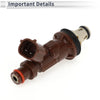 Toyota 4Runner (1998-2002) 1 x Brown Silver Tone Fuel Injector