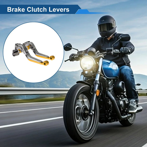 Kawasaki ER-5 Brake Clutch Levers / Adjustable Short Long