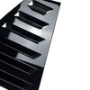 VW Golf 7 (2013-2019) Gloss Black 2 x Rear Window Louver Covers