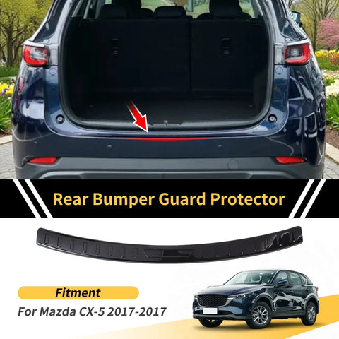 Mazda CX-5 (2017) Black 1 Pcs Rear Bumper Topper