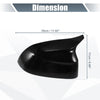 BMW X3 G01, iX3, G08, X4, X5 Gloss Black Rearview Mirror Covers (2018-2023)