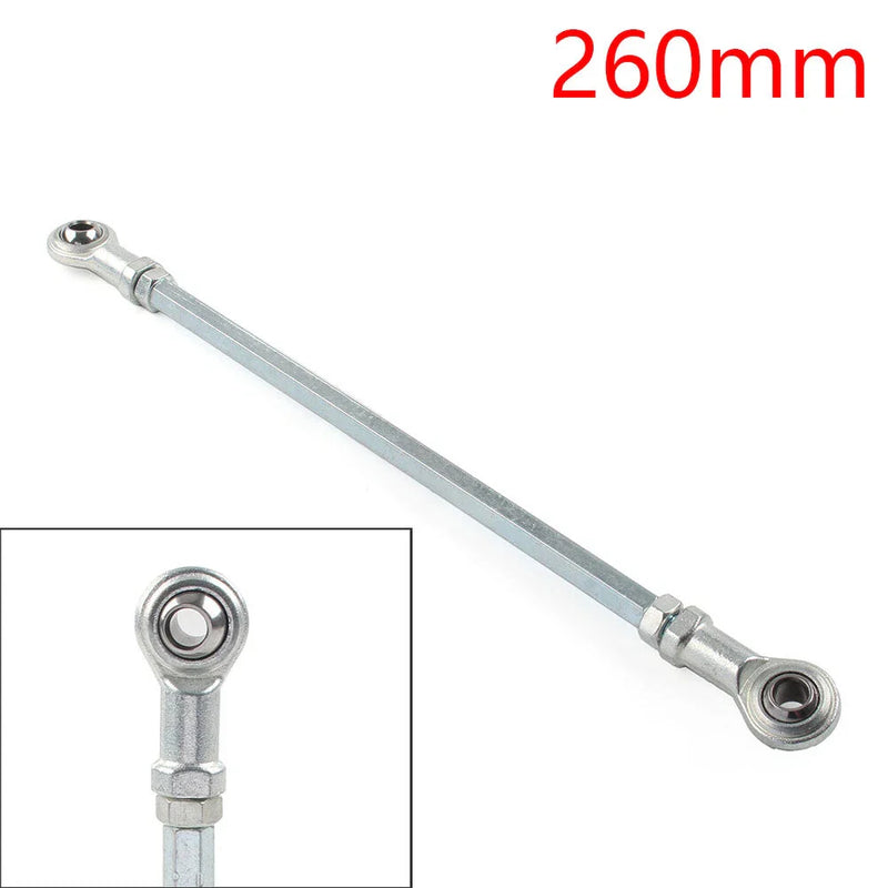 ATV Go Kart Buggy Quad Dirt Pit Bike 260mm M8 Ball Joiner Bolt Tie Rod