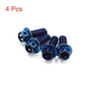 Motorcycle Hexagon Bolts 4 x M6 x 15mm