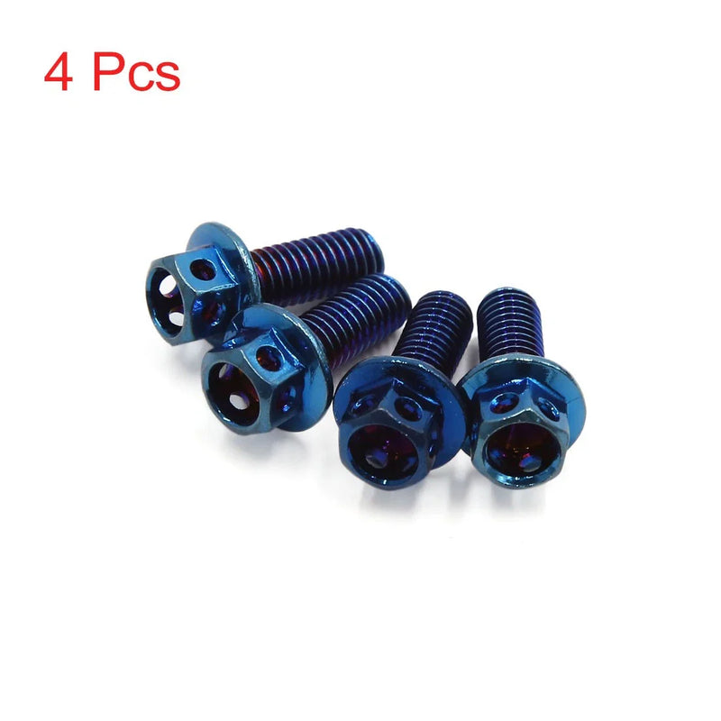 Motorcycle Hexagon Bolts 4 x M6 x 15mm