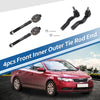 Ford Fusion, Lincoln MKZ 4 x Front Inner Outer Tie Rod End Links Kit