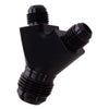 Car 3-Way Y Block Fitting Coupler Adapter Male AN10 to  AN6