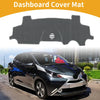 Toyota Aygo (2005-2014) Gray 1 Pc Dashboard Cover Mat